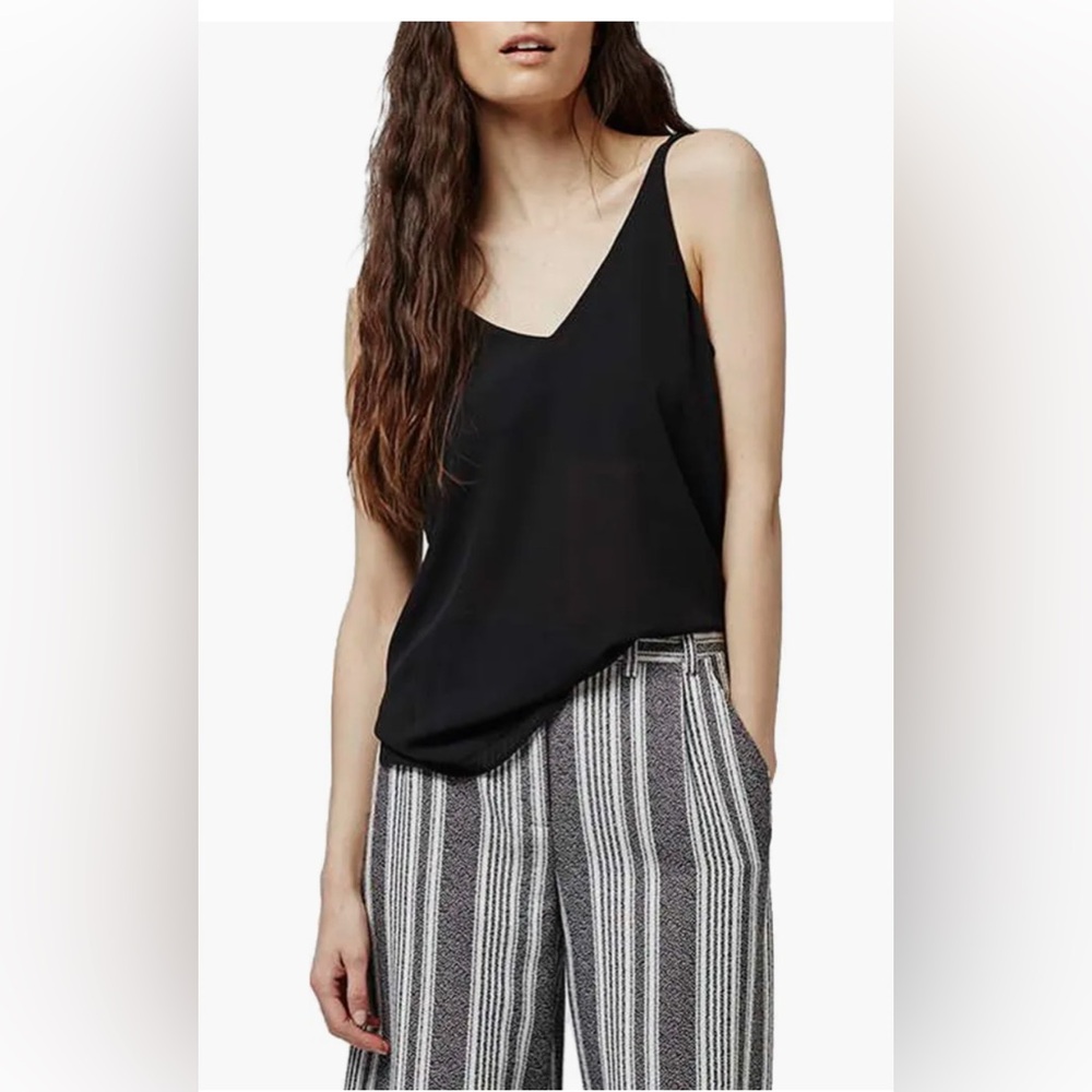 Topshop Double Strap V-Back Camisole‎ size 2